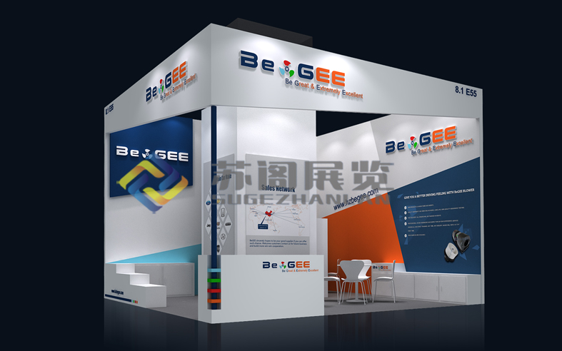 上海汽配展—倍卓展台設計裝修