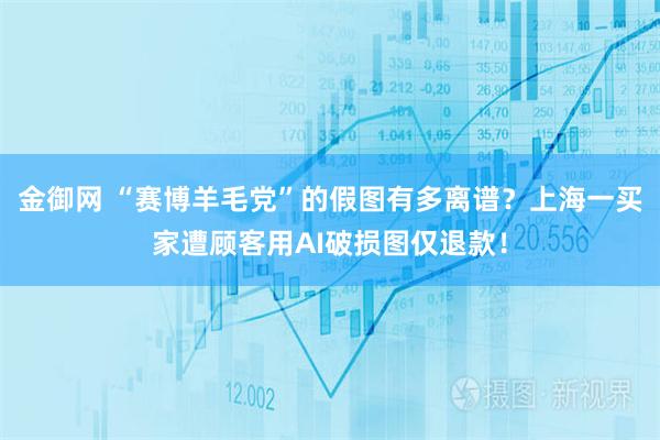 金御网 “赛博羊毛党”的假图有多离谱？上海一买家遭顾客用AI破损图仅退款！